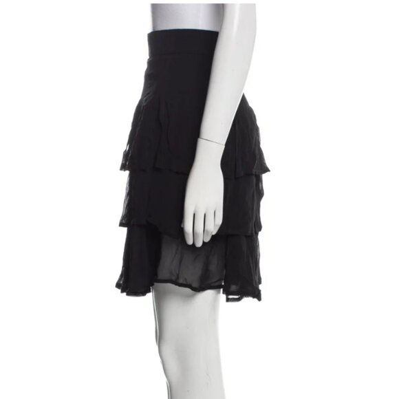 Moschino Black Tiered Skirt – Rare! - Picture 2 of 11